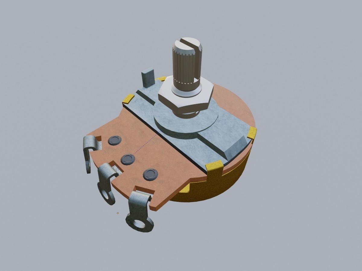 Potentiometer - Trim Pot 3D model_6