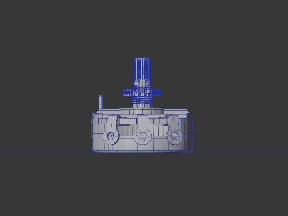 Potentiometer - Trim Pot 3D model_7