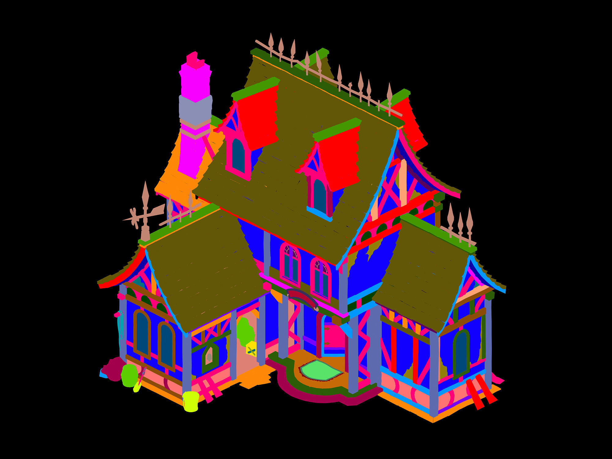 Cold Wind Highland - House 03 3D model_6