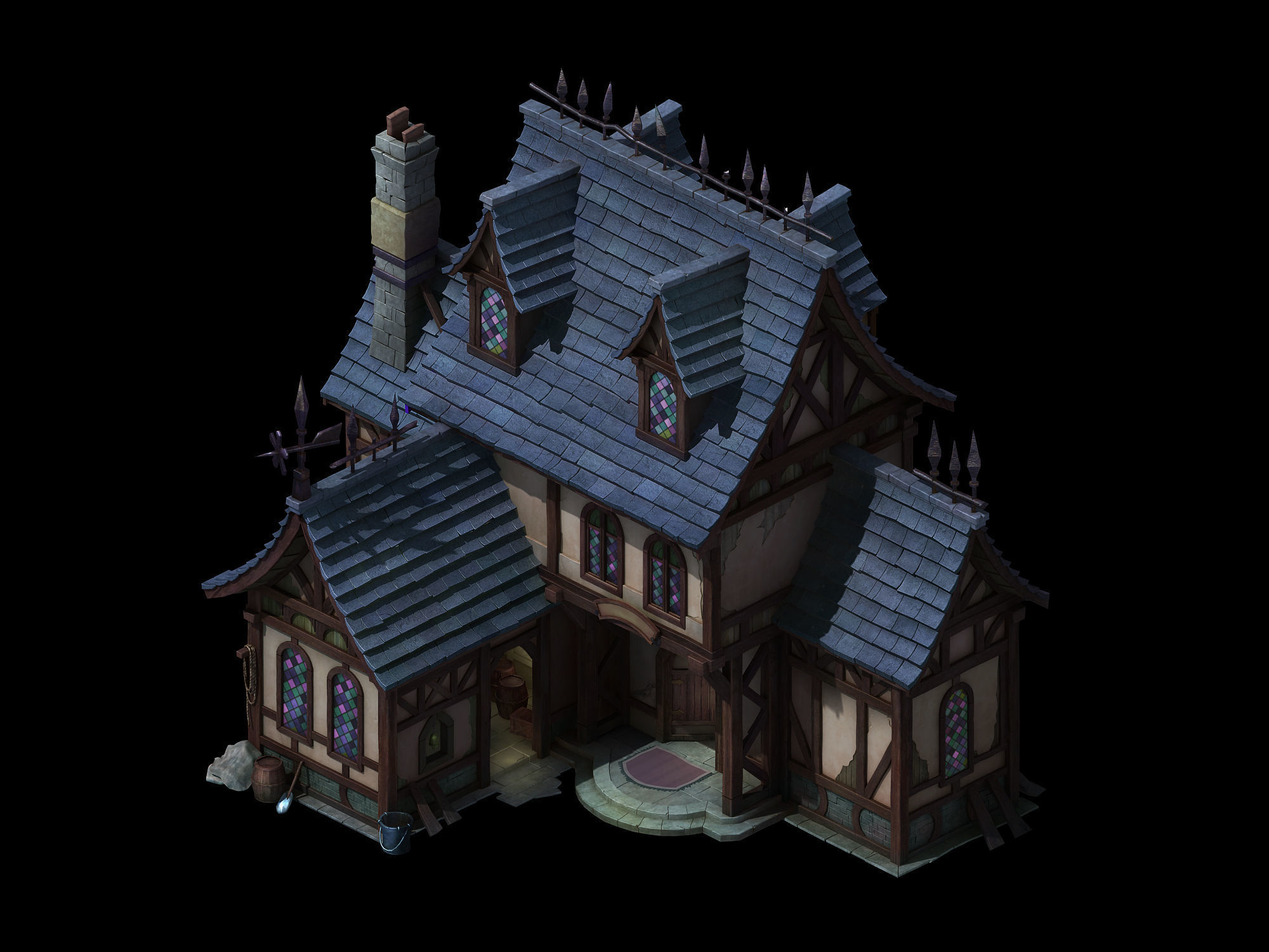 Cold Wind Highland - House 03 3D model_1