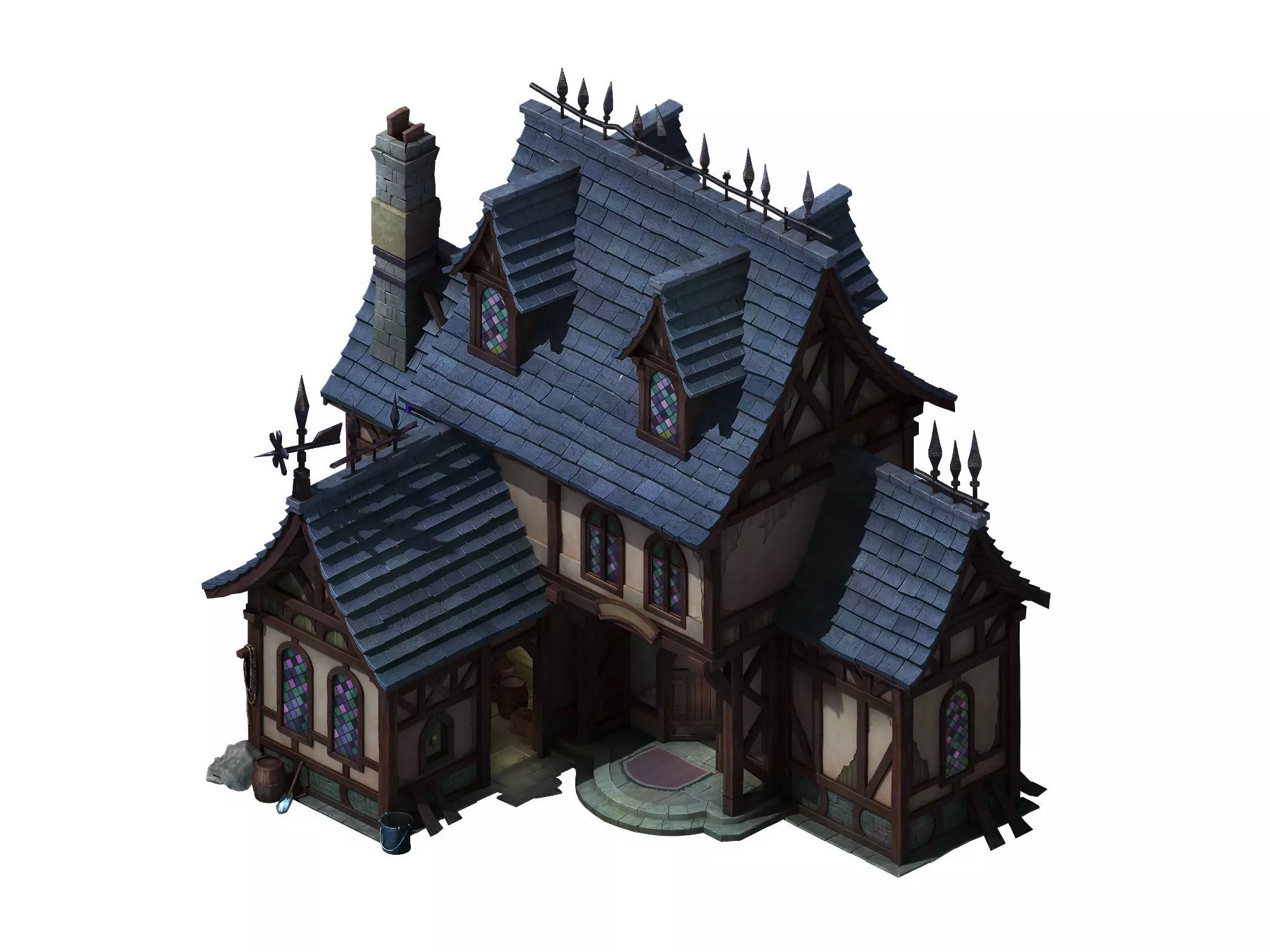 Cold Wind Highland - House 03 3D model_0