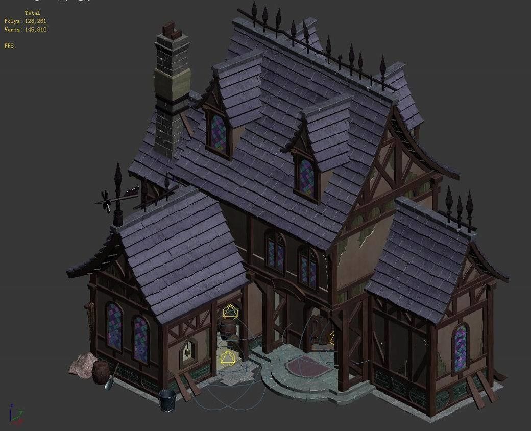 Cold Wind Highland - House 03 3D model_8