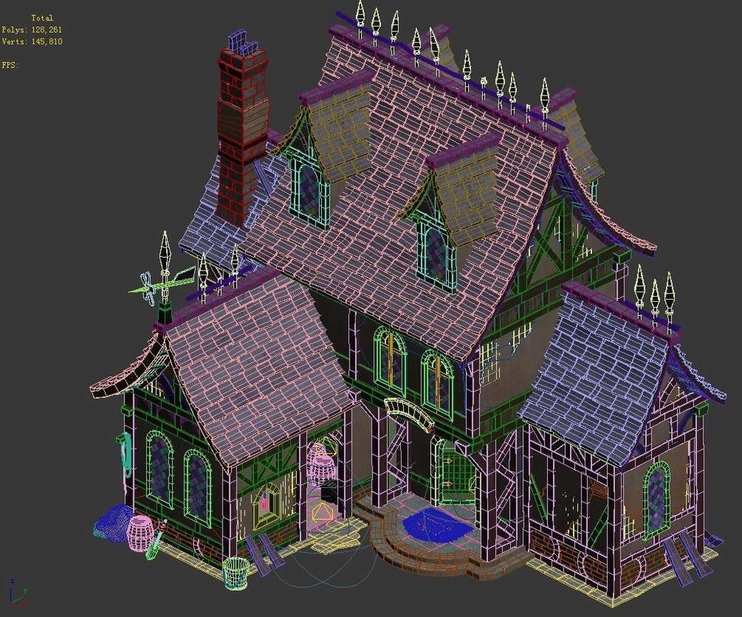 Cold Wind Highland - House 03 3D model_9