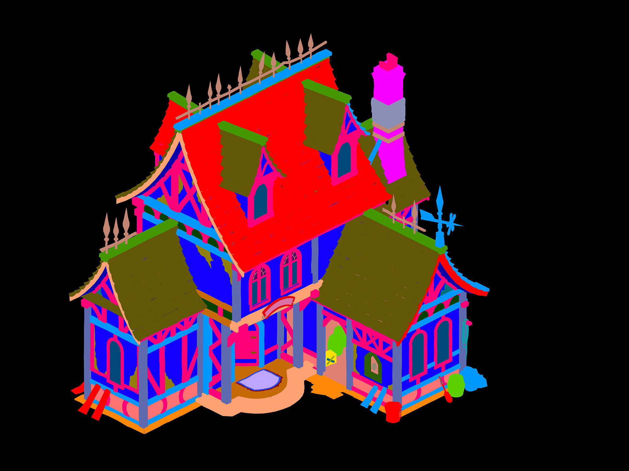 Cold Wind Highland - House 03 3D model_4