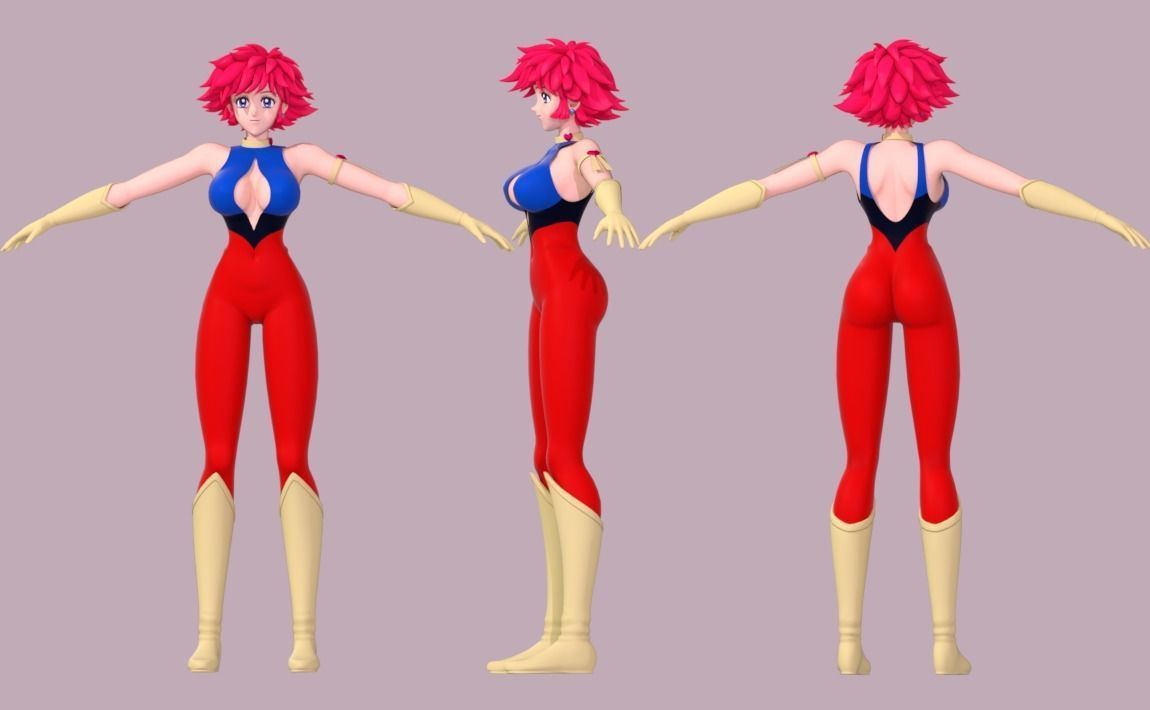 Cutie Honey 3D model_8