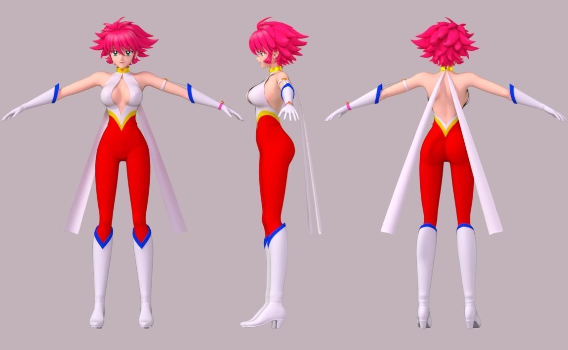 Cutie Honey 3D model_7