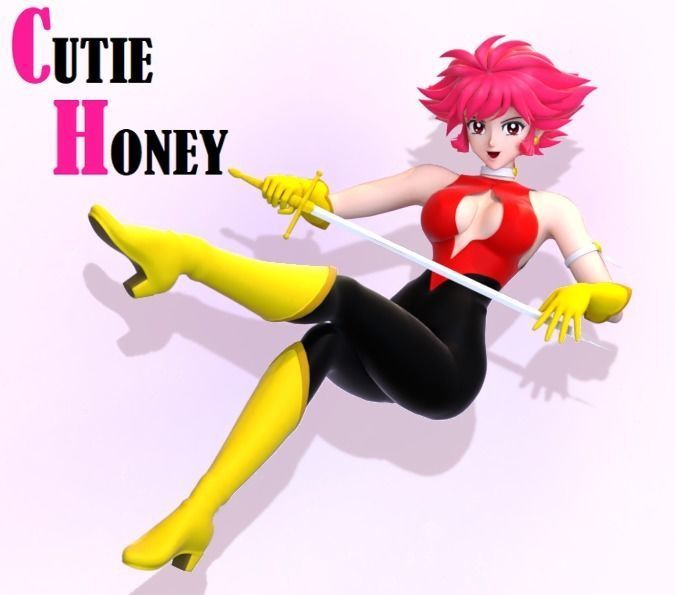 Cutie Honey 3D model_1