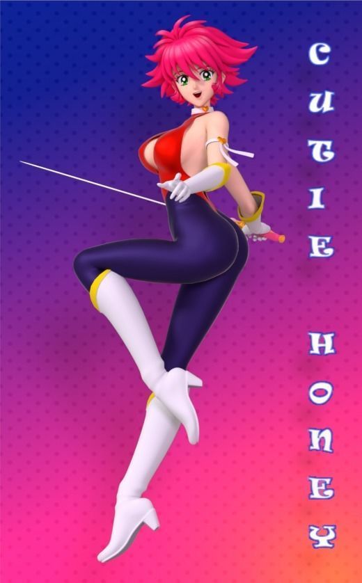 Cutie Honey 3D model_2