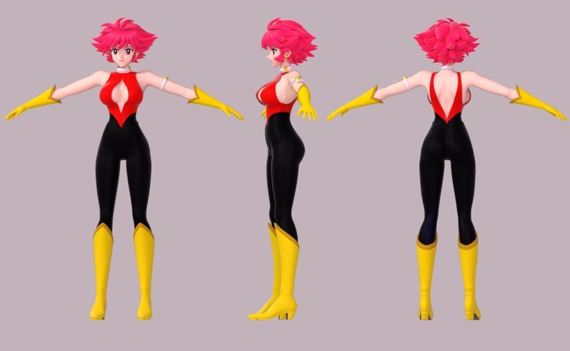 Cutie Honey 3D model_5