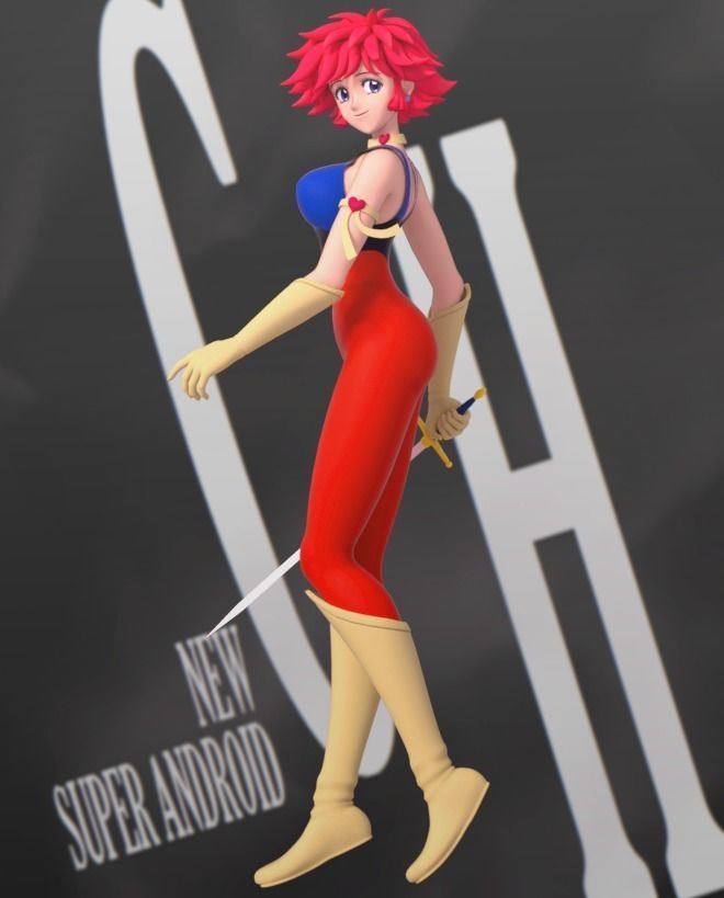 Cutie Honey 3D model_4