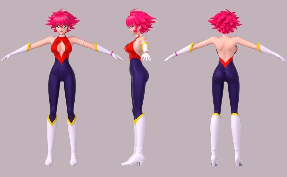 Cutie Honey 3D model_6