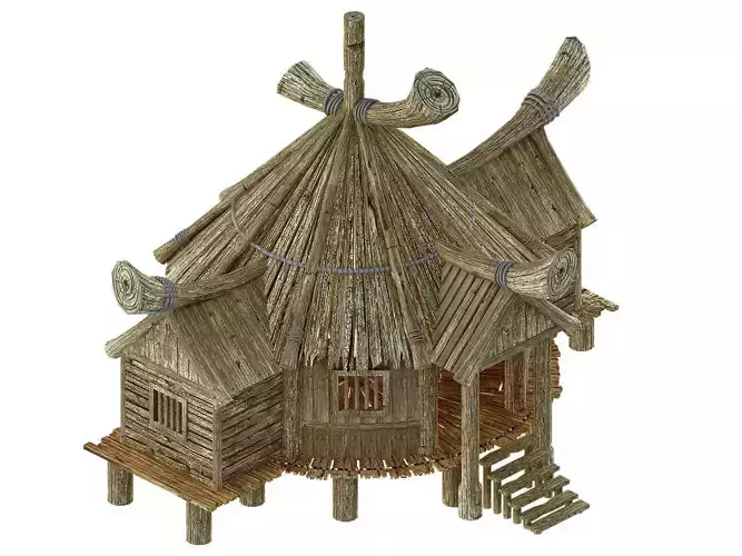 Wooden Buildings - Pharmacy 01