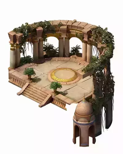 Muslim - semi - circular square