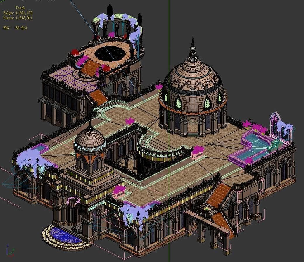 Muslim - Palace Basilica 01 3D model_5