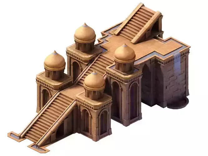 Muslim - palace stairs 02