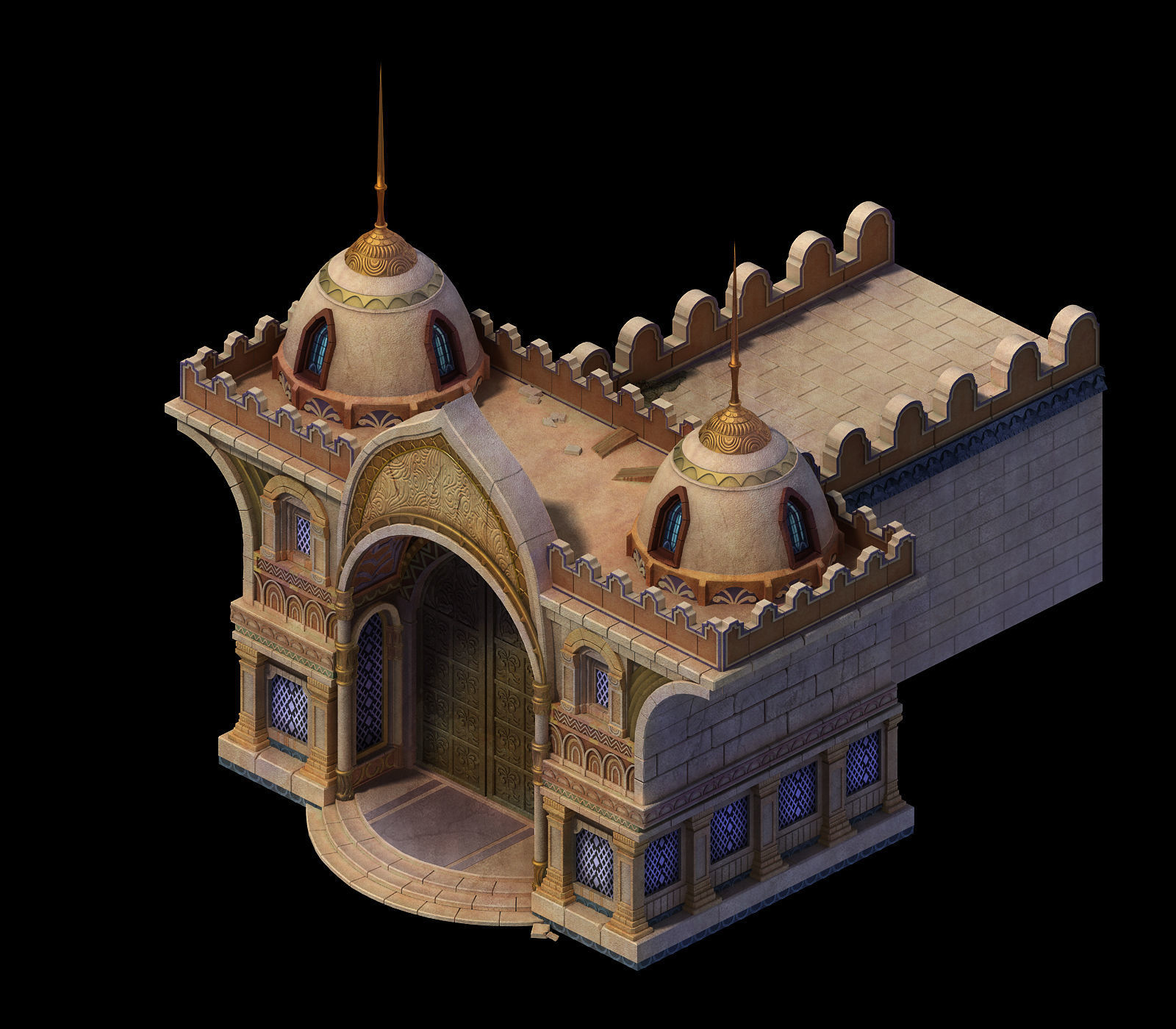 Muslim - Desert Loft 01 3D model_1