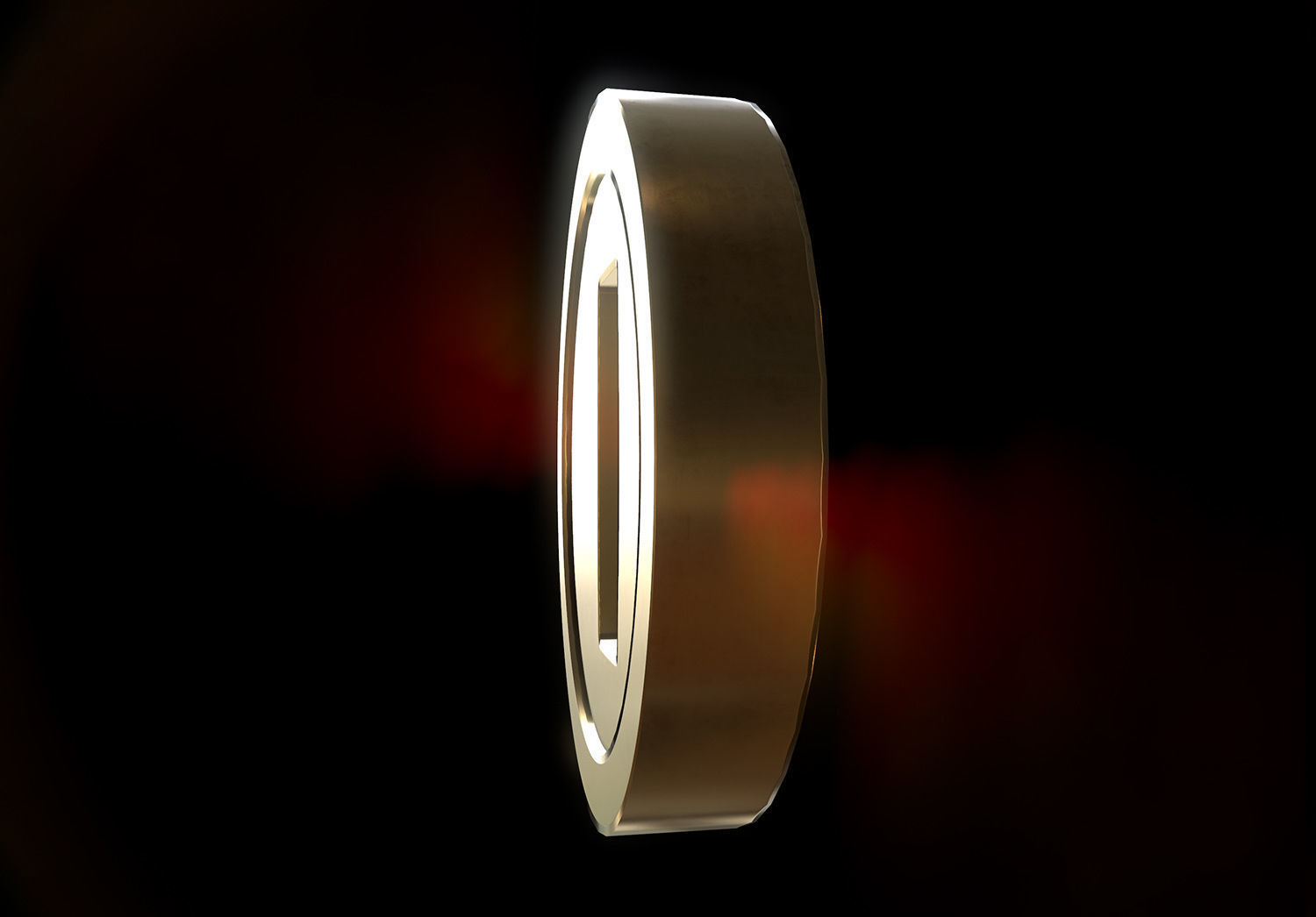 Gold Coin Game lowpoly PBR and Hipoly asset Low-poly 3D model_7