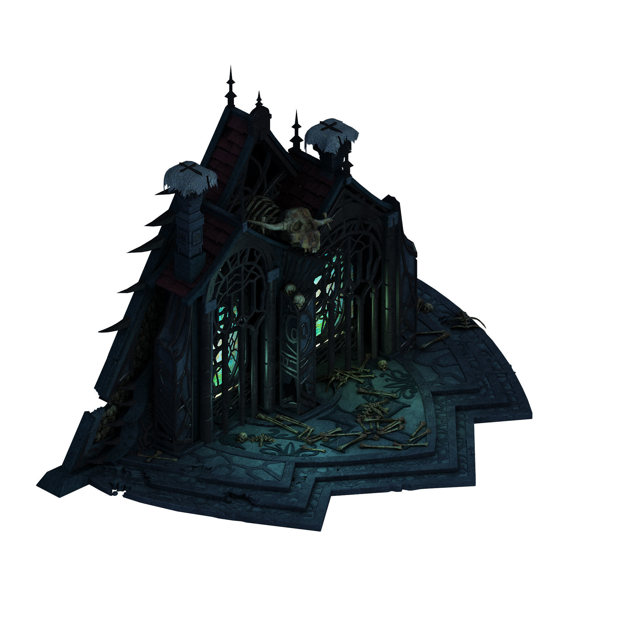 Nibelonggen - broken house - VIP 3D model_1