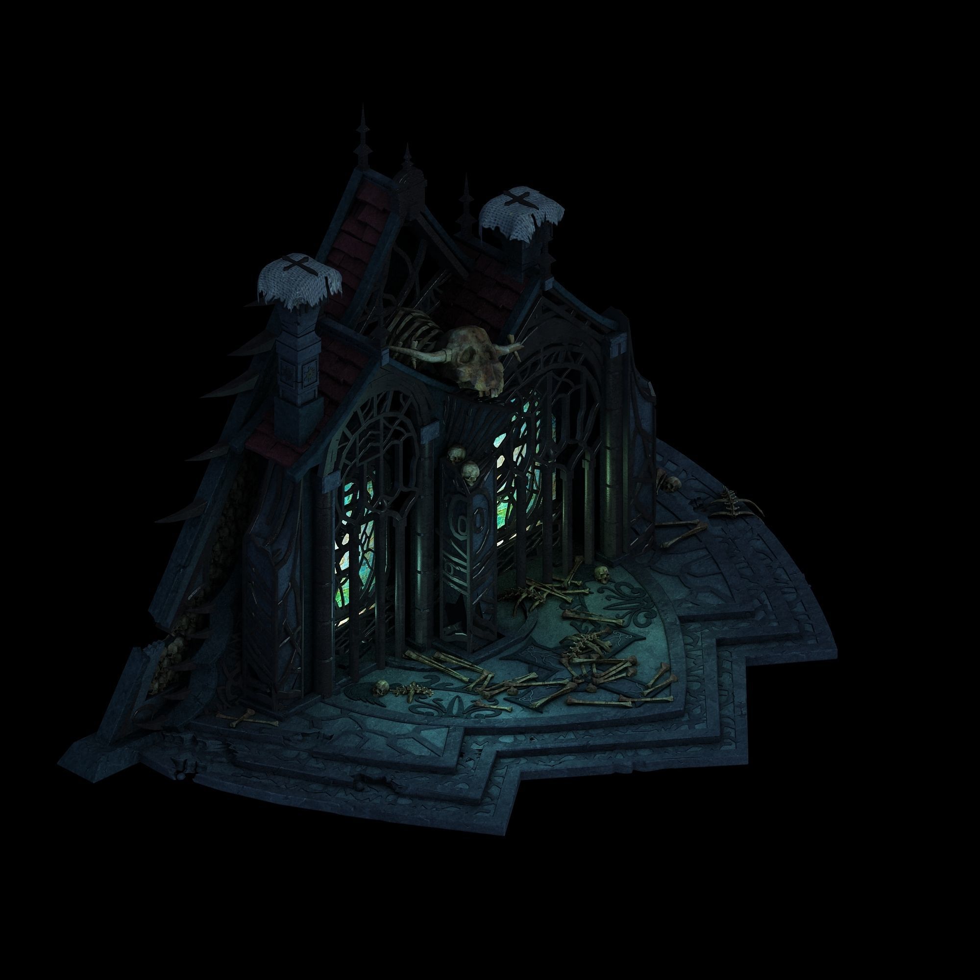 Nibelonggen - broken house - VIP 3D model_2