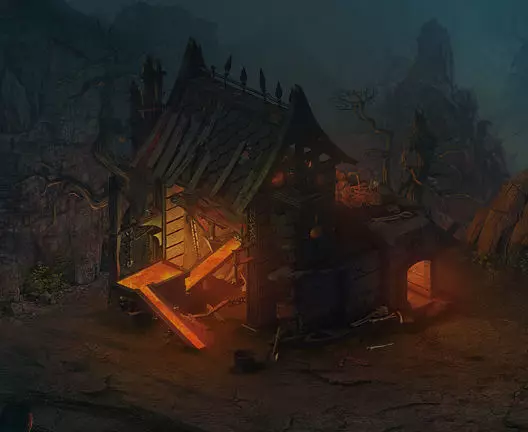 Nibelungen - blacksmith shop 3D model_0