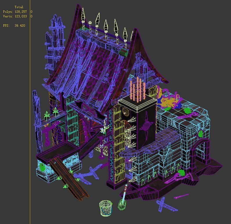 Nibelungen - blacksmith shop 3D model_4