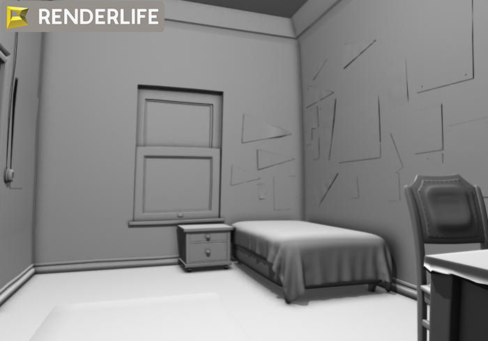 Vintage Child s Room 3D model_2
