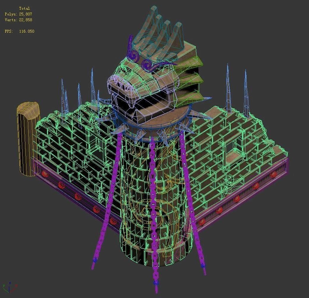 Desert Tribe - Brick House 05 3D model_2