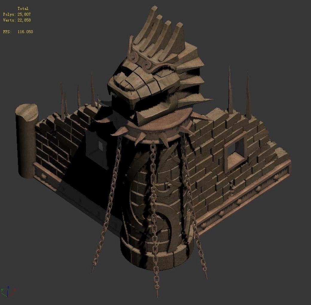 Desert Tribe - Brick House 05 3D model_1