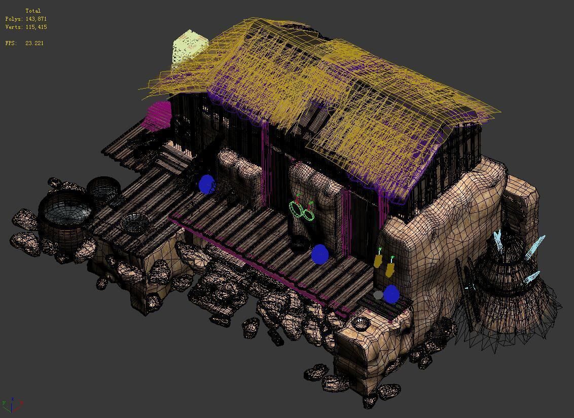 Desert - House 271 3D model_2