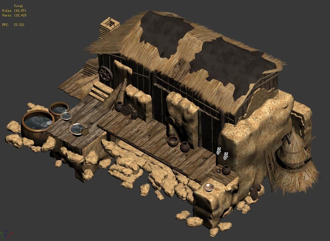 Desert - House 271 3D model_1