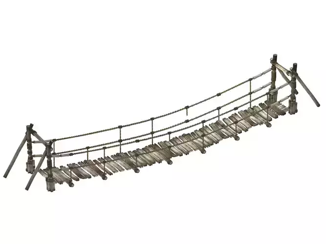 Mountain - rope bridge