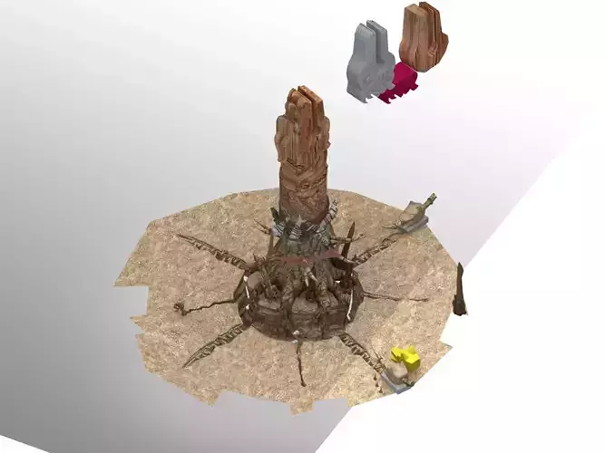 Cottage Center - altar decoration column