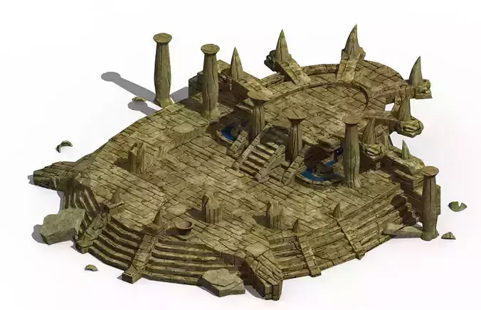 Ancient ruins - altar