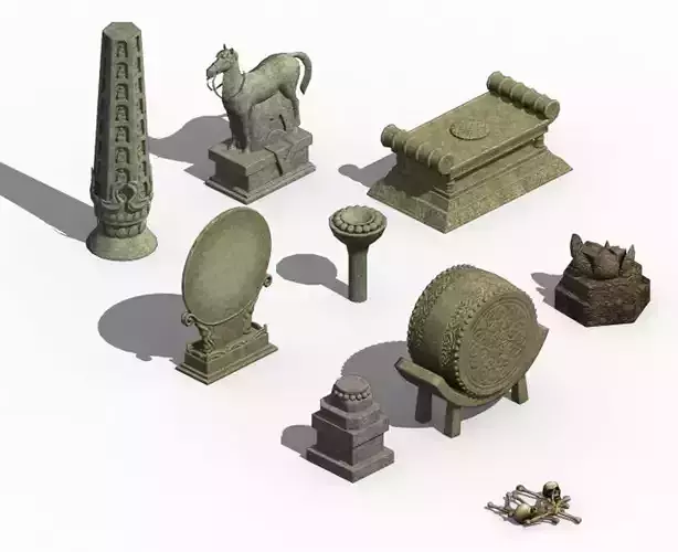 Ancient ruins - altar accessories