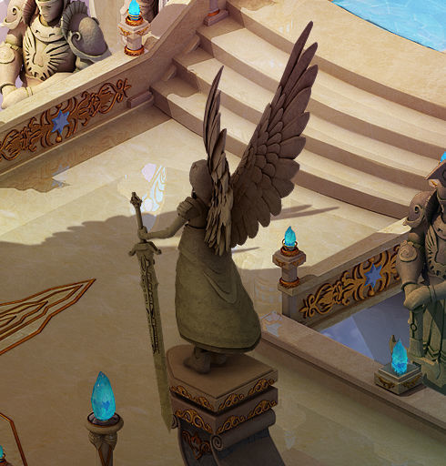 The Kingdom of God - Statue of Little Girl 3D model_1