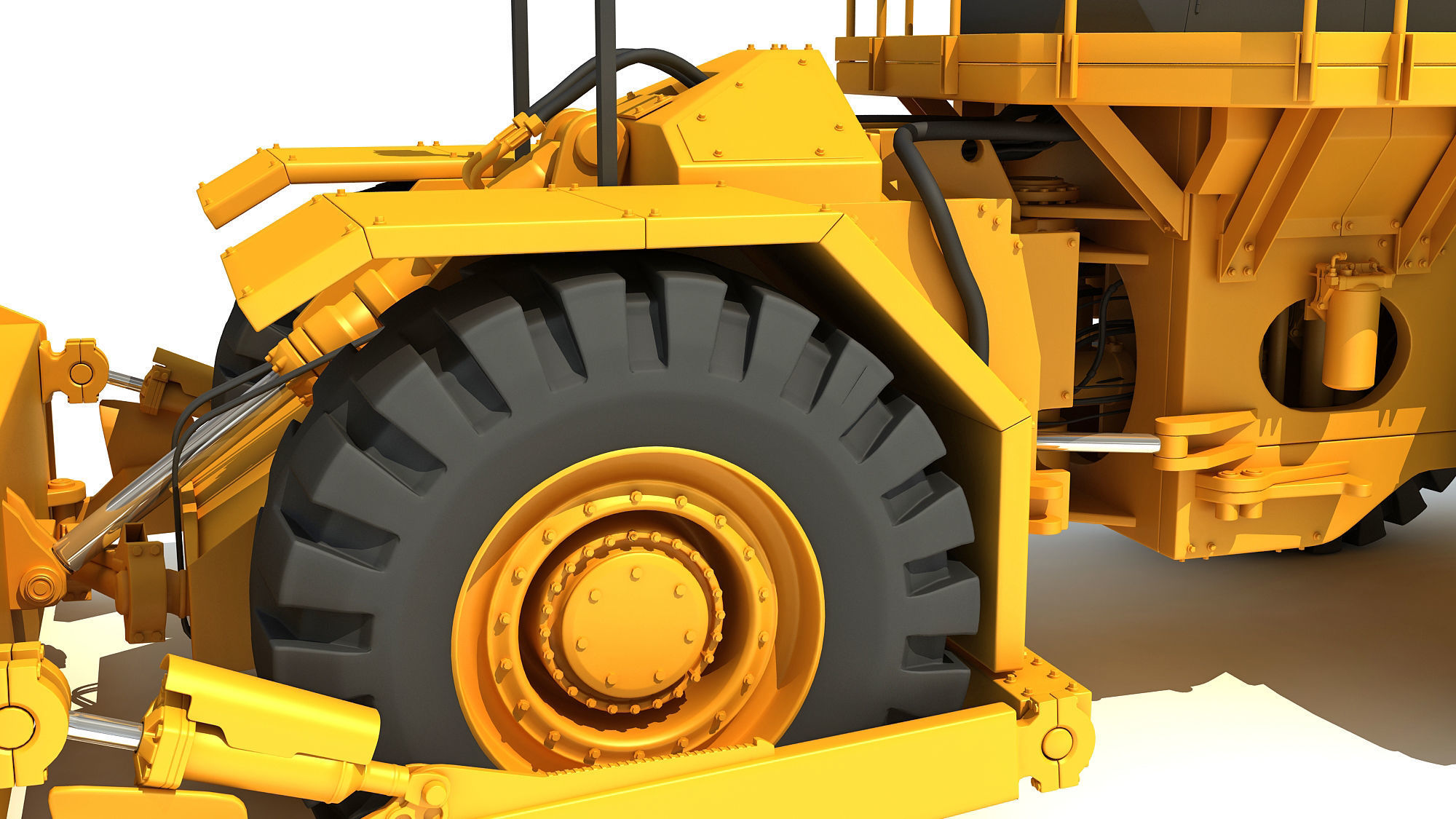Wheel Dozer 3D model_10