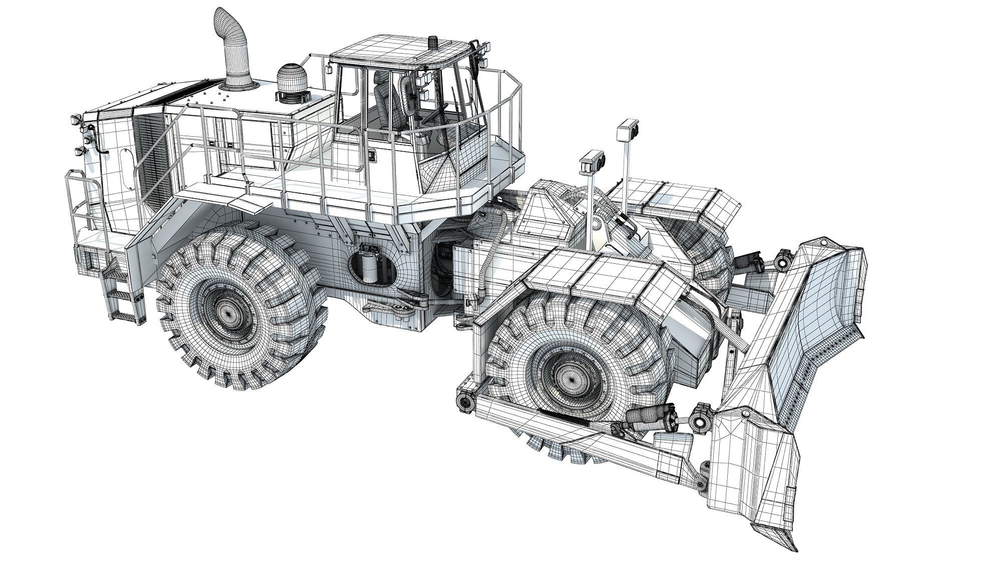 Wheel Dozer 3D model_17