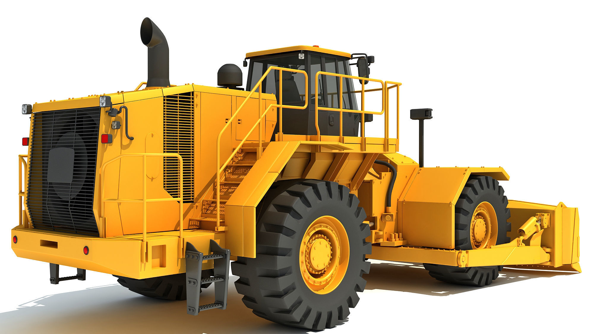 Wheel Dozer 3D model_5