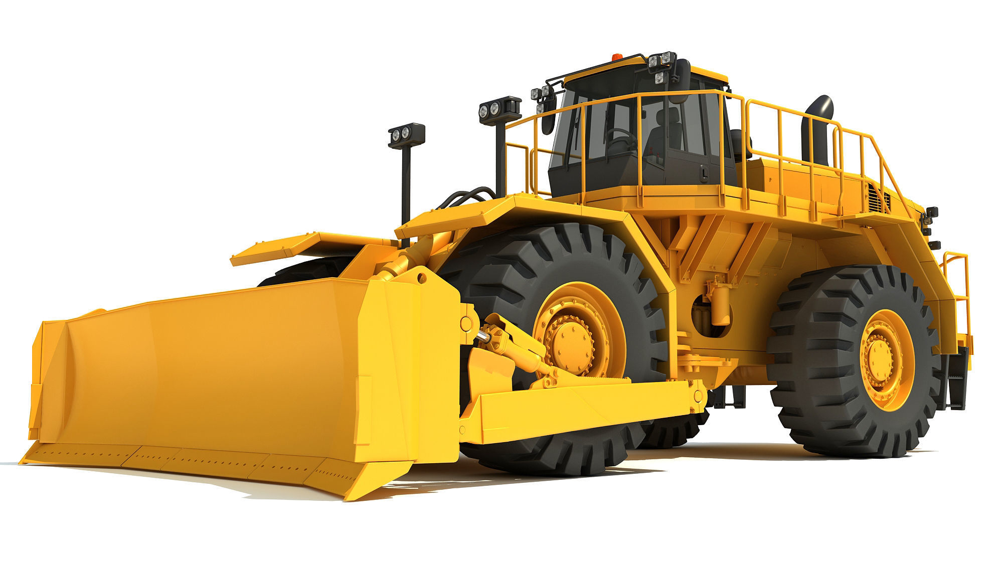 Wheel Dozer 3D model_9