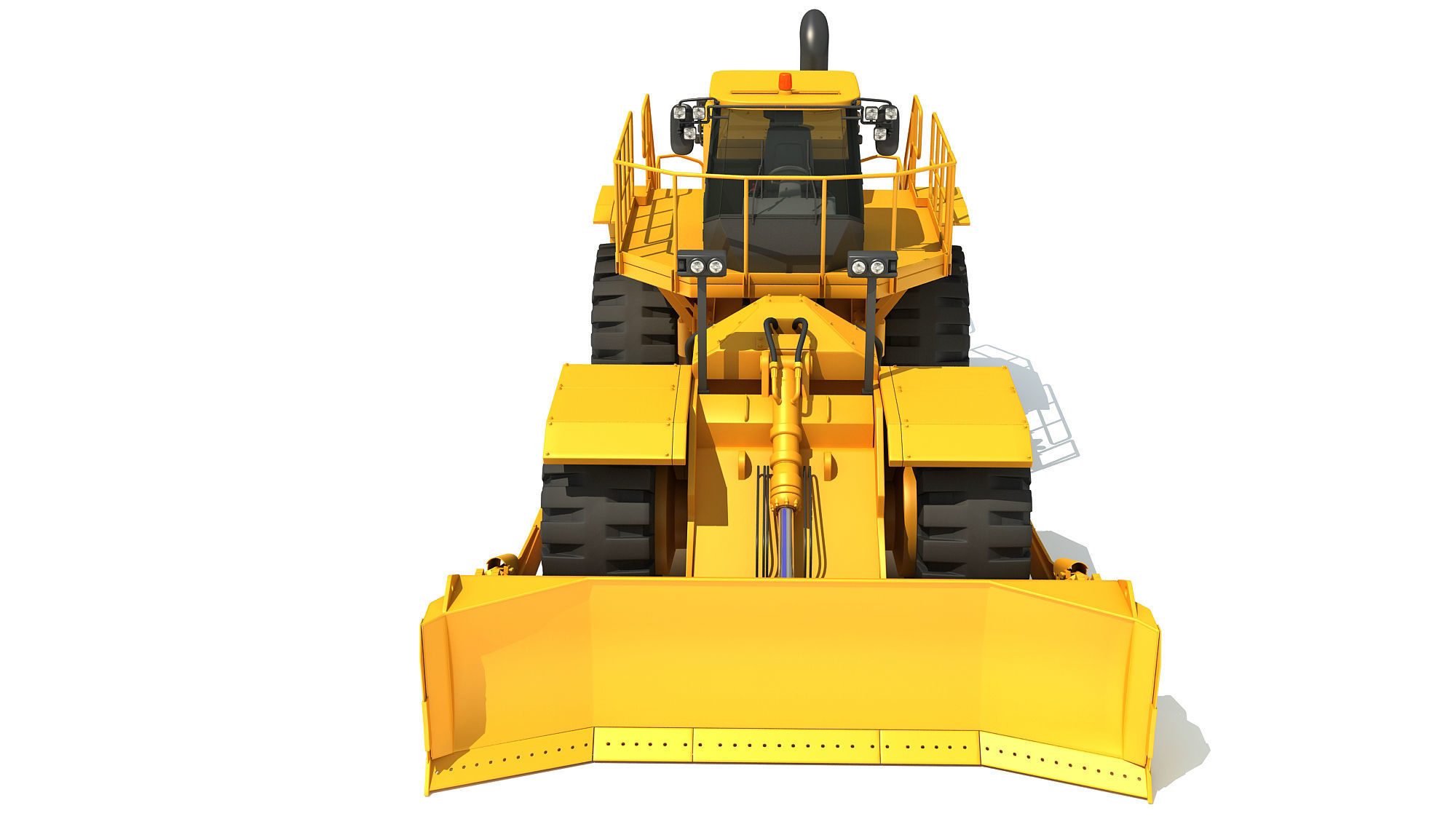 Wheel Dozer 3D model_8
