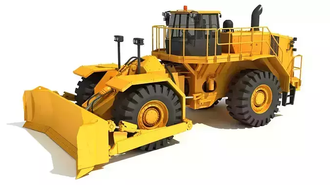 Wheel Dozer 3D model