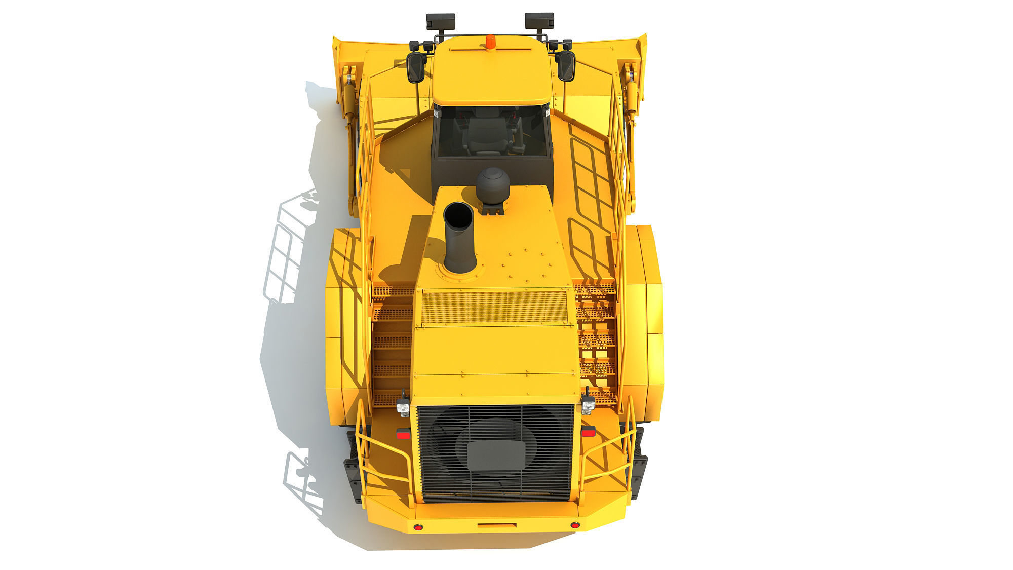 Wheel Dozer 3D model_4