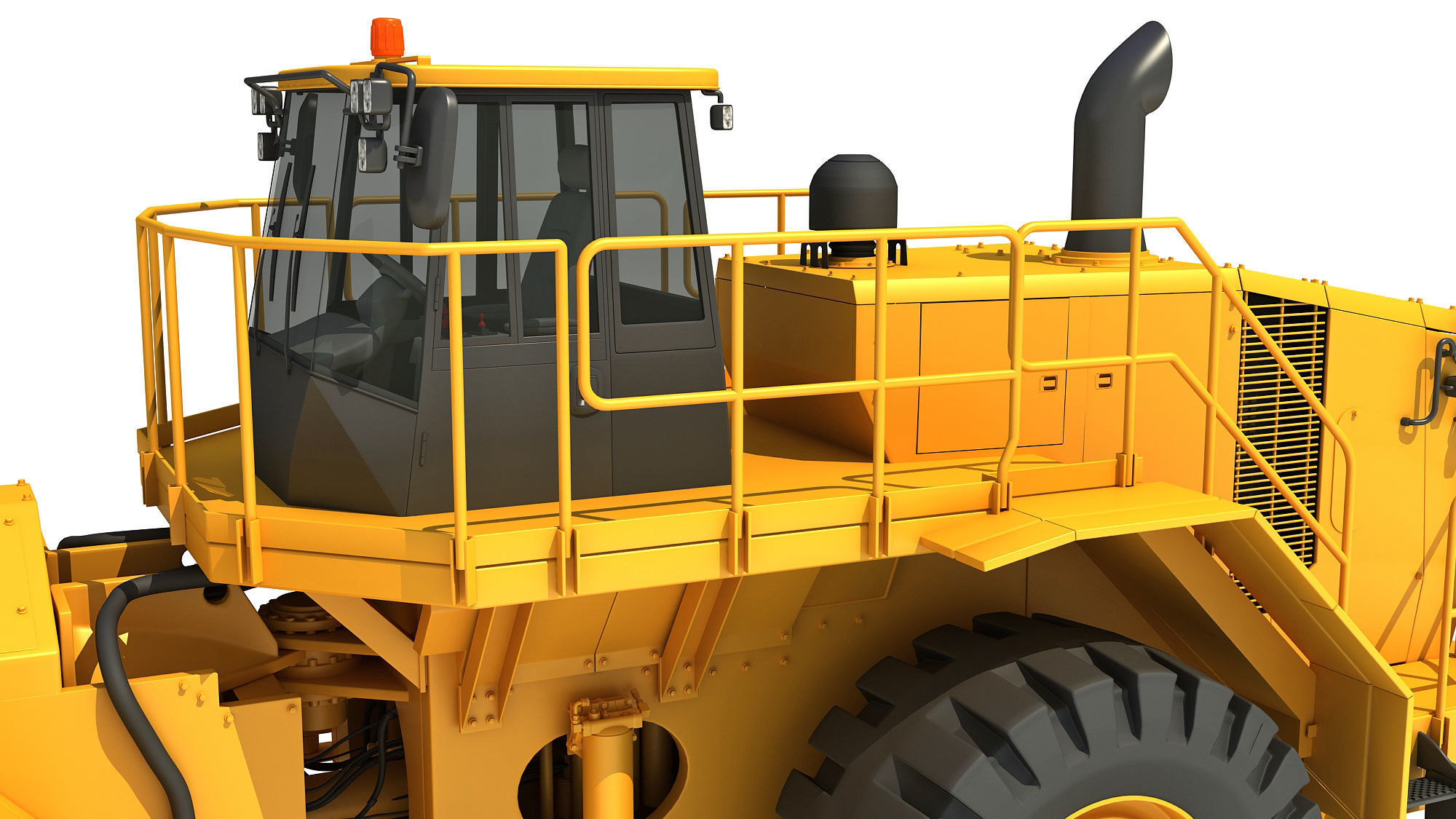 Wheel Dozer 3D model_11
