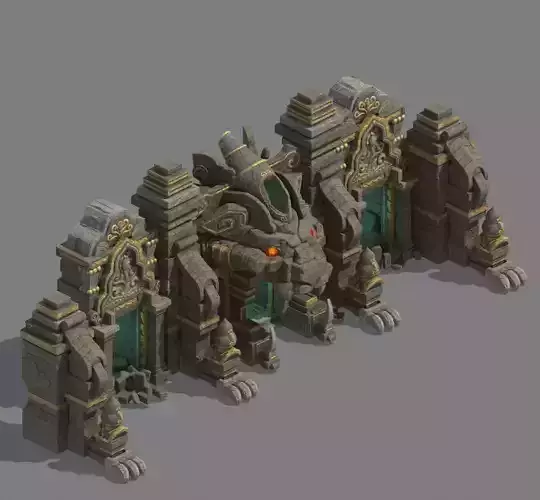 Lion camel ridge door