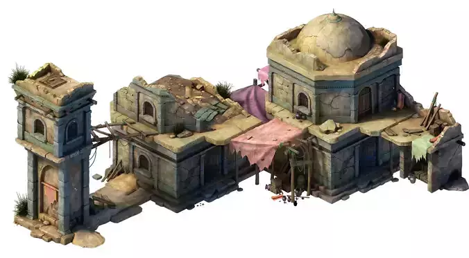 Death Desert - Broken Stone House