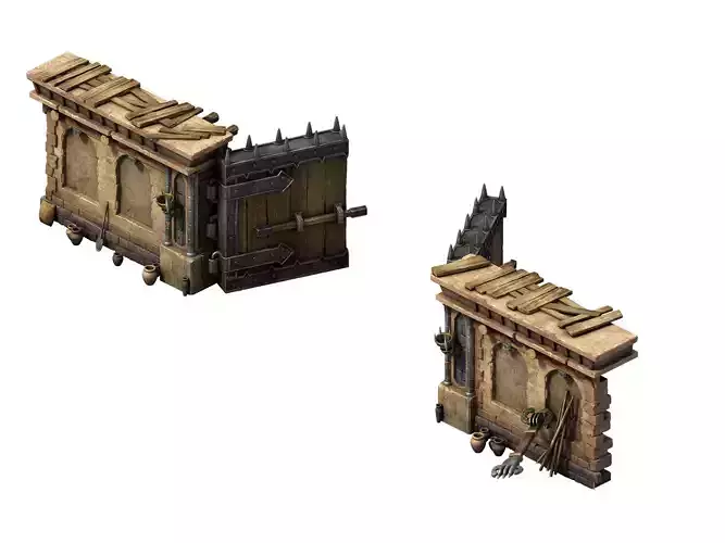 Death Desert - Wall Connection 01