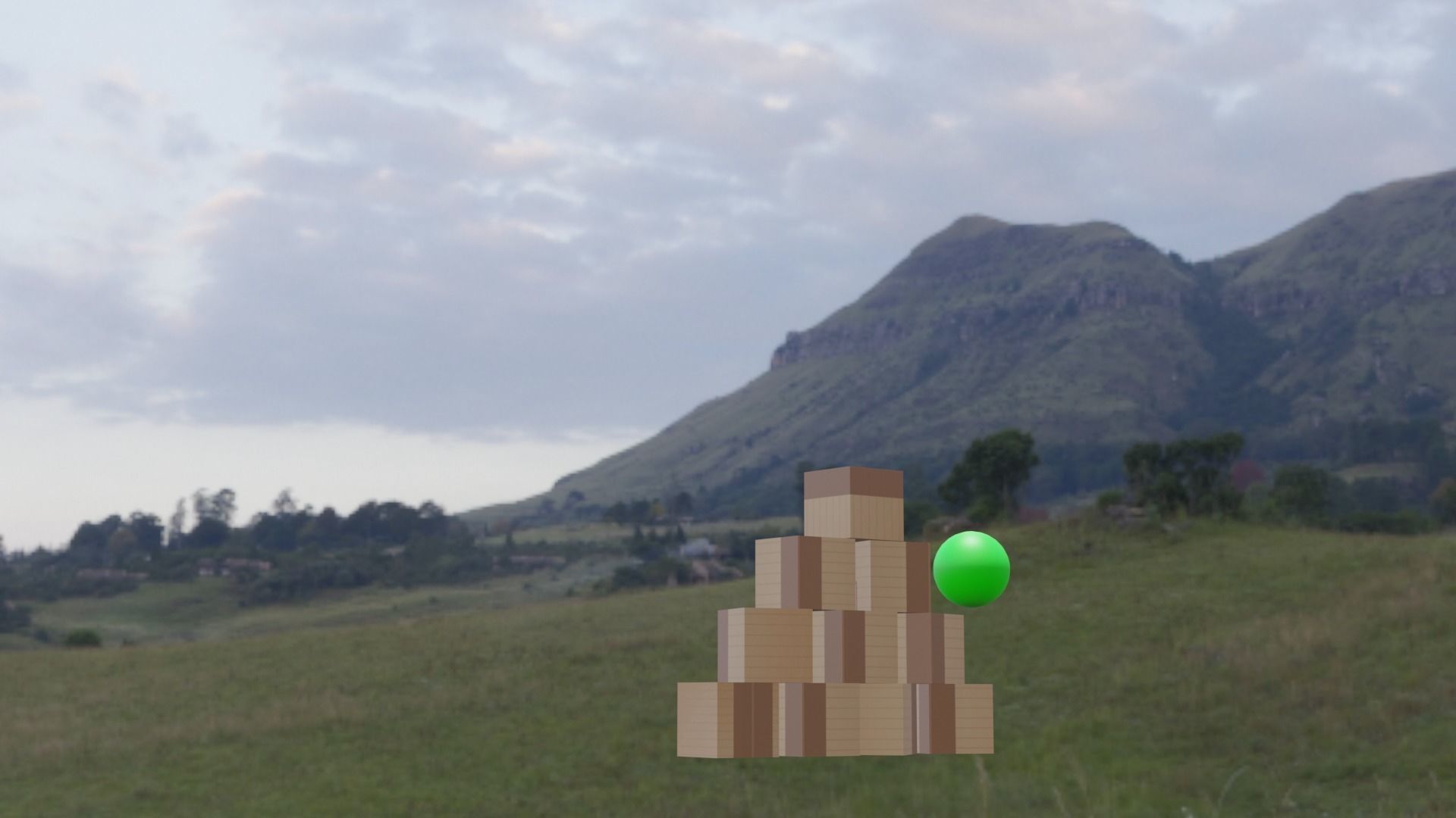 Animated Toy Catapult 3D model_5