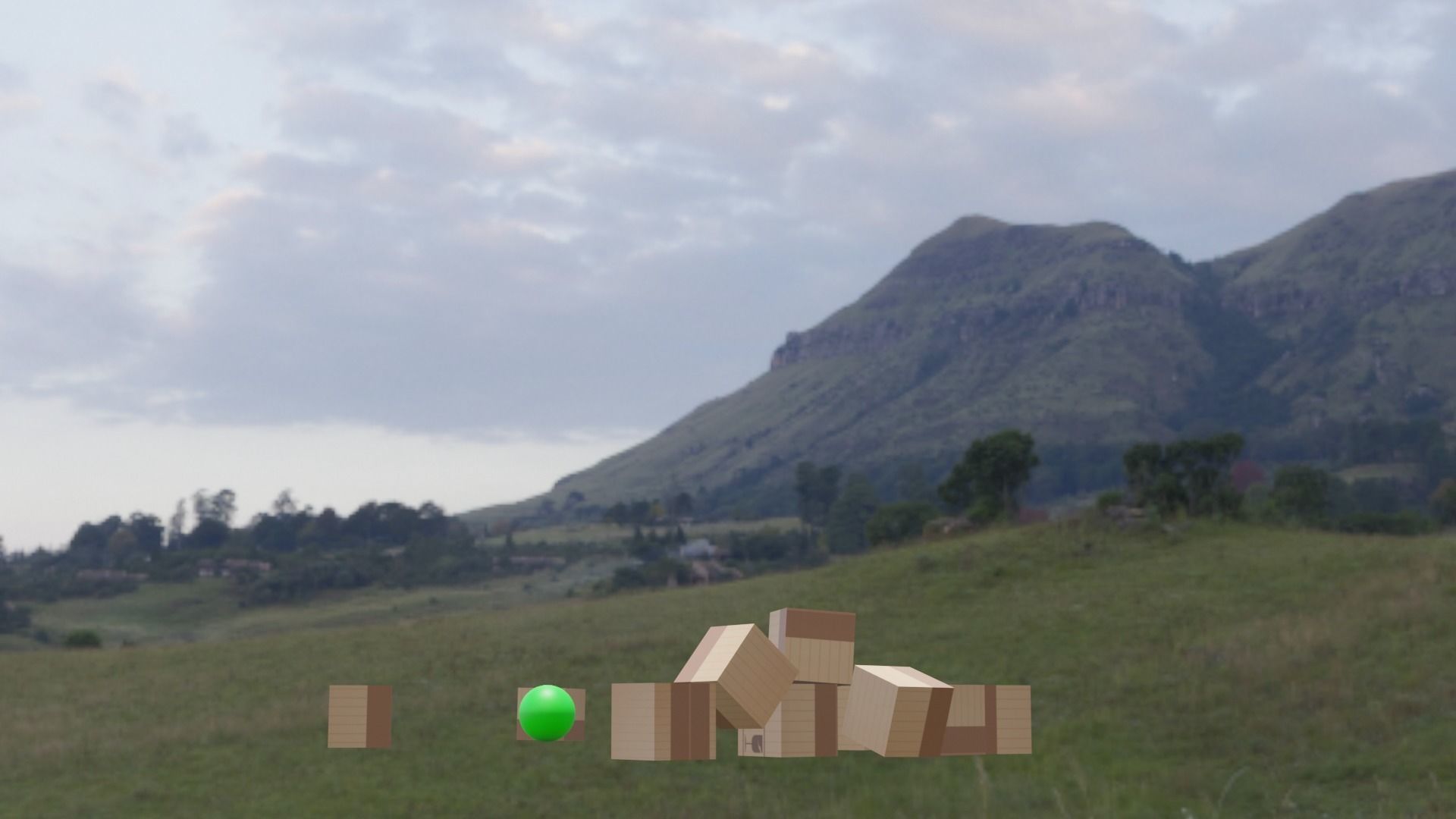 Animated Toy Catapult 3D model_7