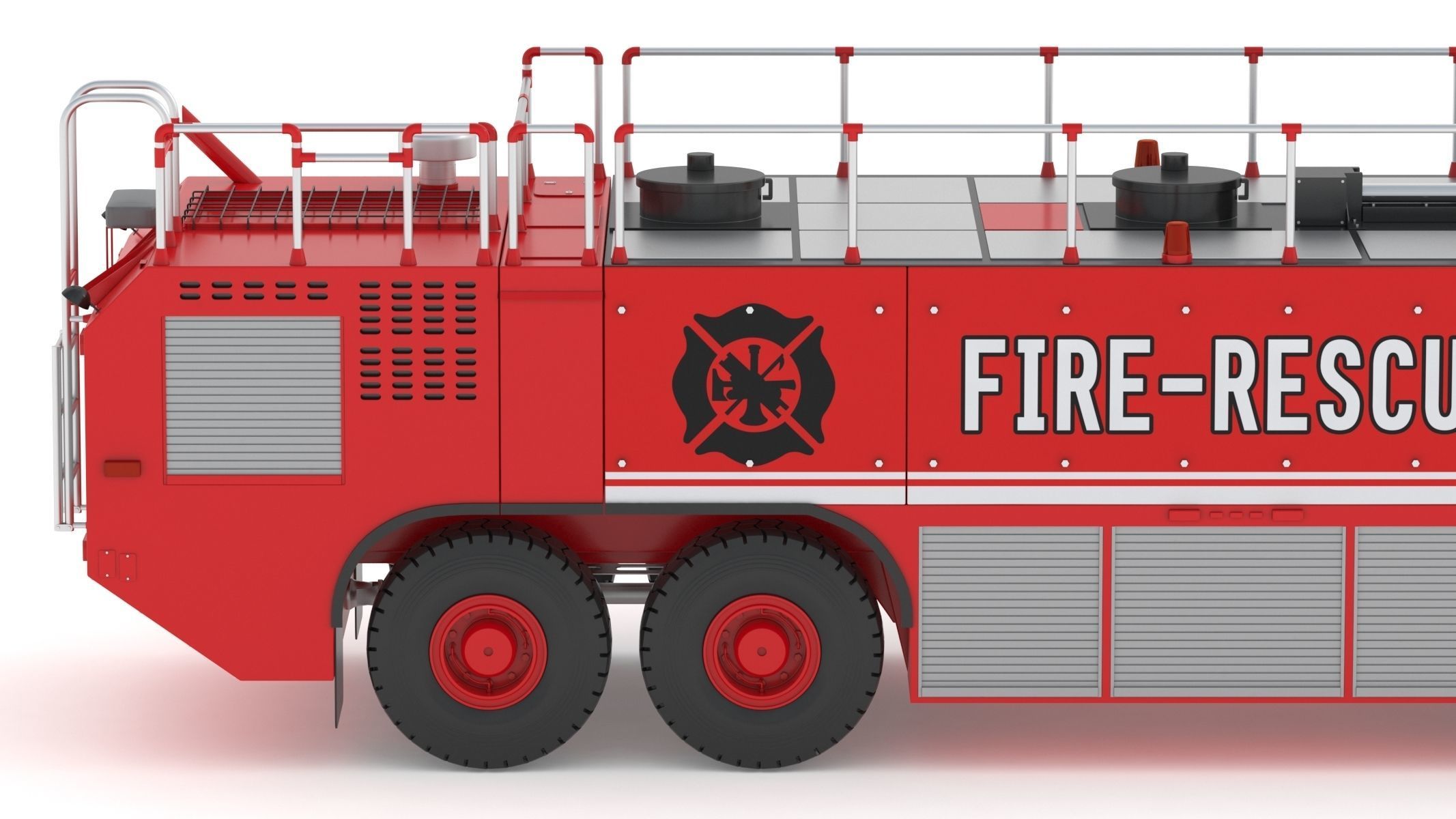 Oshkosh Striker 4500 Airport Fire Truck Toronto Pearson 3D model_15