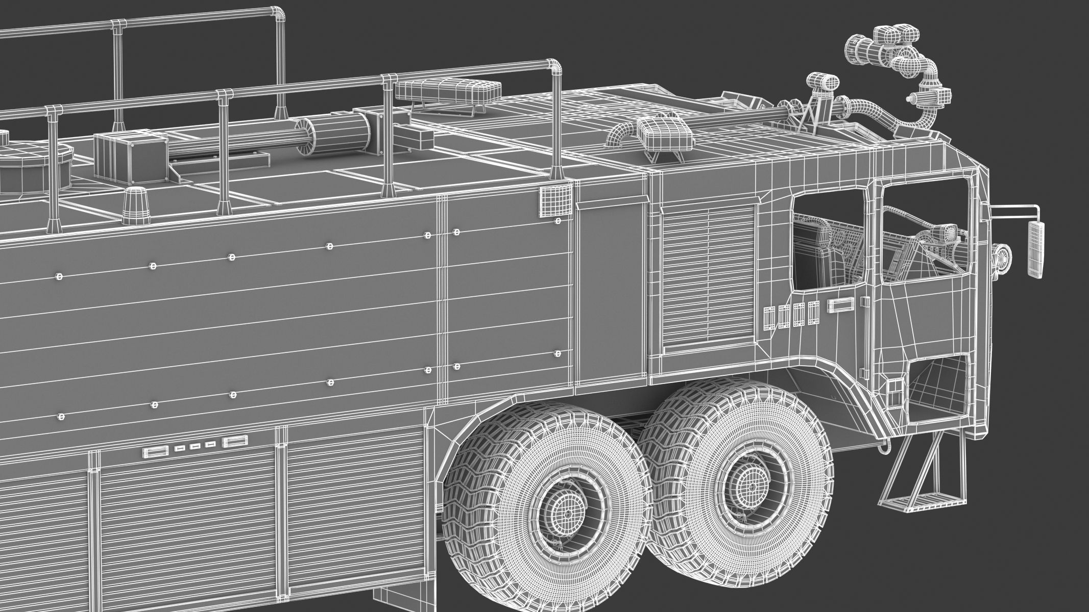 Oshkosh Striker 4500 Airport Fire Truck Toronto Pearson 3D model_36